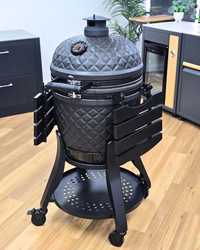 FYR Republic 22” Ceramic Kamado Grill – Fully Loaded Charcoal BBQ Smoker
