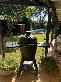 FYR Republic 22” Ceramic Kamado Grill – Fully Loaded Charcoal BBQ Smoker