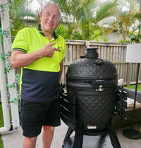 FYR Republic 22” Ceramic Kamado Grill – Fully Loaded Charcoal BBQ Smoker