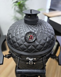 FYR Republic 22” Ceramic Kamado Grill – Fully Loaded Charcoal BBQ Smoker