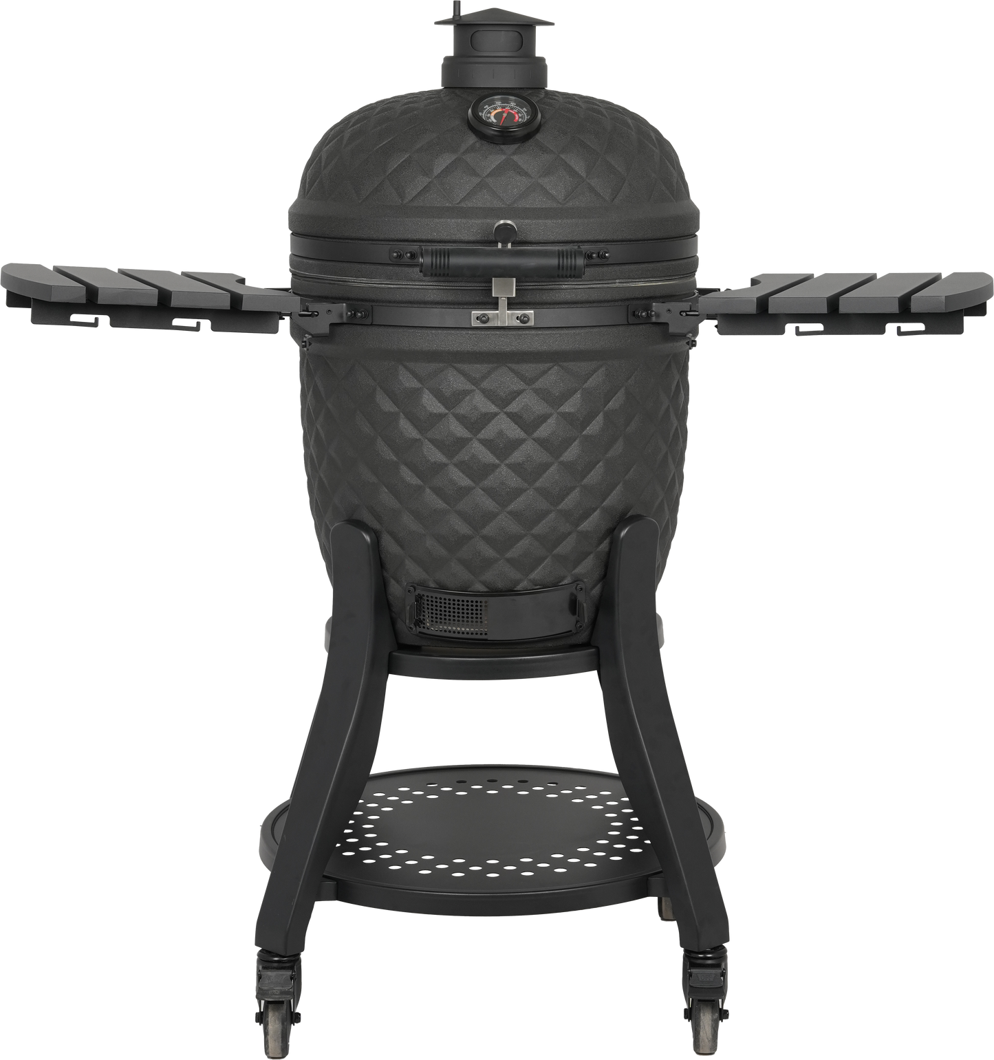 FYR Republic 22" Kamado Grill – Premium Ceramic BBQ Smoker (Matte Black)