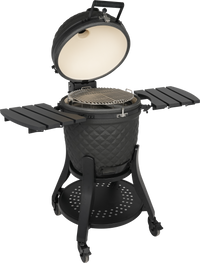 FYR Republic 22” Ceramic Kamado Grill – Fully Loaded Charcoal BBQ Smoker
