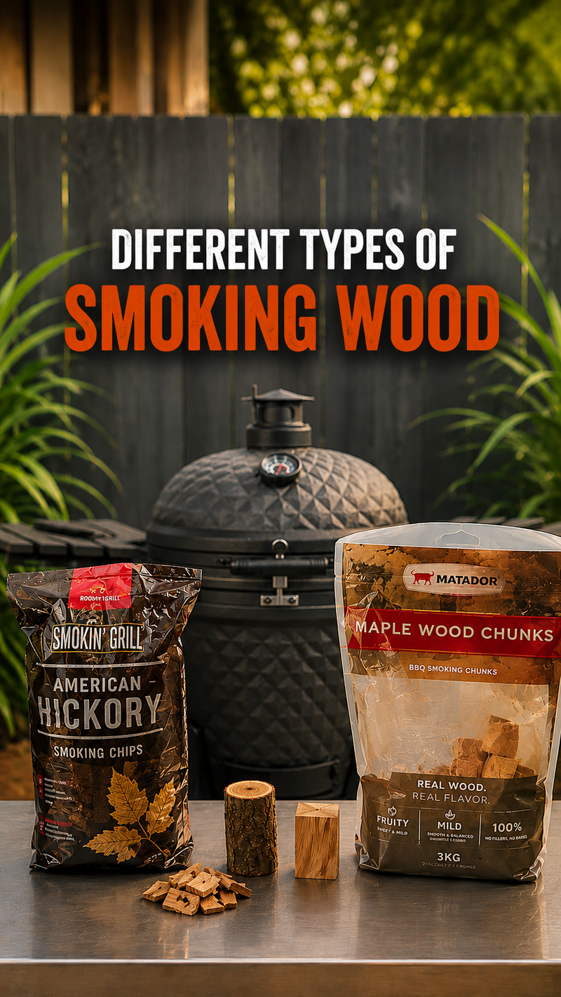 Different types of Smoking Wood