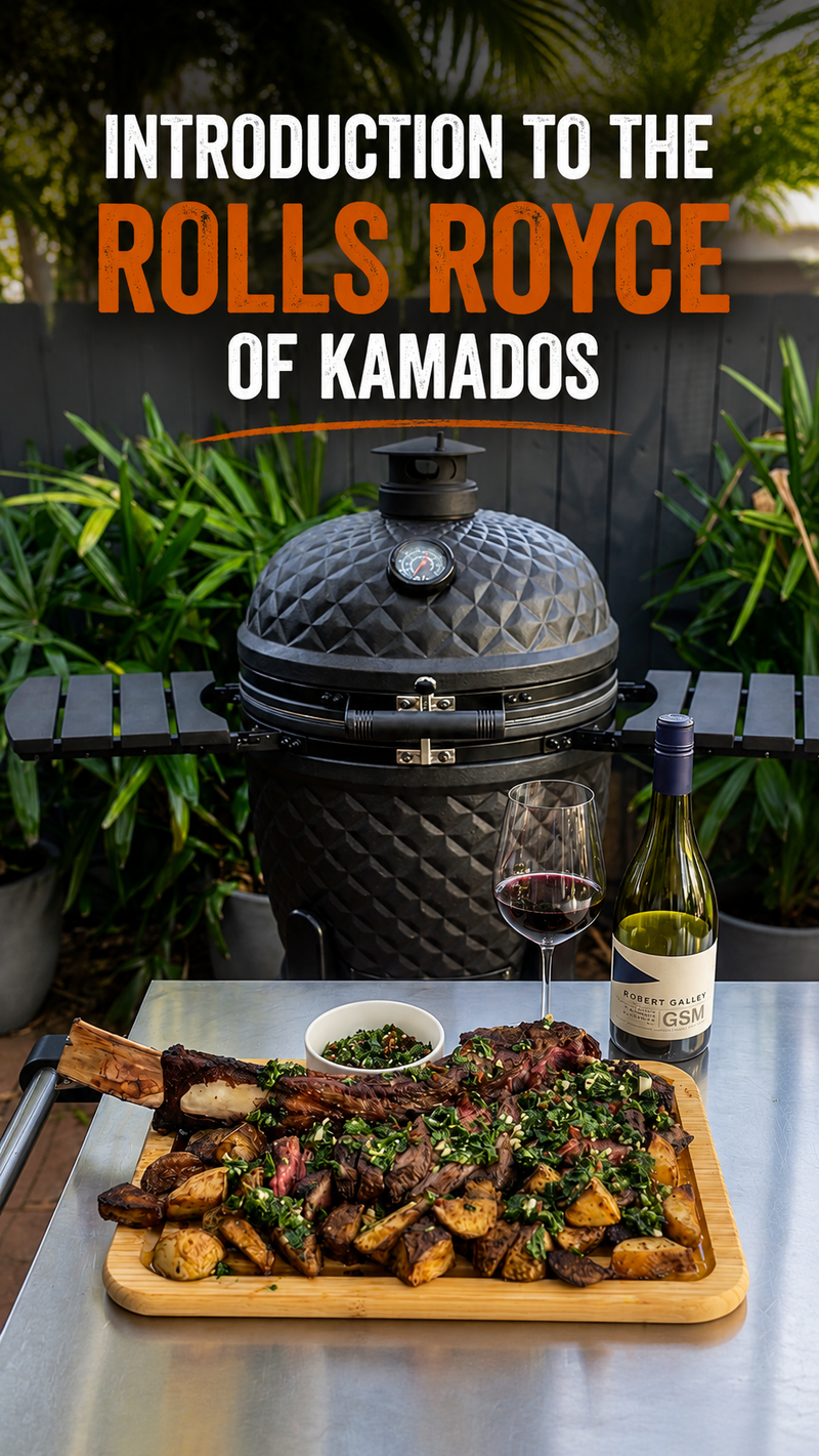 Intro to the FYR Republic 22" Ceramic Kamado Smoker