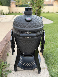 FYR Republic 22” Ceramic Kamado Grill – Fully Loaded Charcoal BBQ Smoker