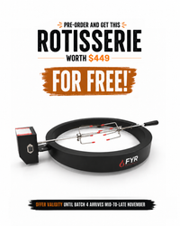 FYR Republic 22” Ceramic Kamado Grill – Fully Loaded Charcoal BBQ Smoker